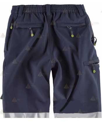 Pantalón bicolor softshell con cintas reflectantes para Protección Civil