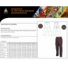 Pantalones con refuerzos y cintas monocolor en bajos y tapetas para Protección Civil