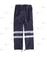Pantalón con refuerzos y cintas reflectantes para Protección Civil