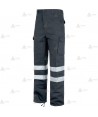 Pantalón con refuerzos y cintas reflectantes para Protección Civil