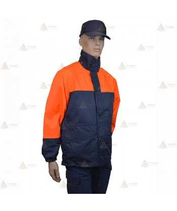 Chaqueta impermeable y transpirable con membrana PTFE para Protección Civil
