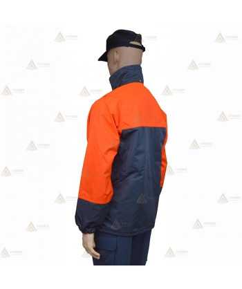 Chubasquero bicolor con membrana PTFE para Protección Civil
