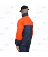 Chubasquero bicolor con membrana PTFE para Protección Civil