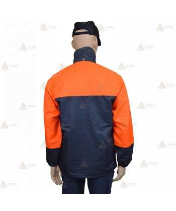 Chaqueta impermeable y transpirable con membrana PTFE para Protección Civil
