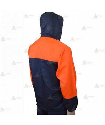 Chubasquero bicolor con membrana PTFE para Protección Civil