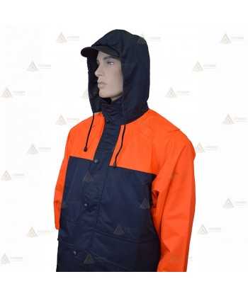 Chaqueta impermeable y transpirable con membrana PTFE para Protección Civil