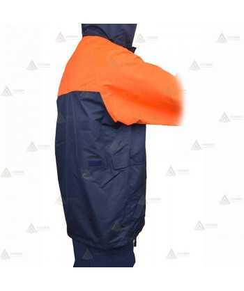 Chubasquero bicolor con membrana PTFE para Protección Civil