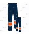 Pantalón impermeable con membrana PTFE y cintas reflectantes para Protección Civil