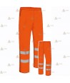 Pantalón impermeable con membrana PTFE y cintas reflectantes para Protección Civil