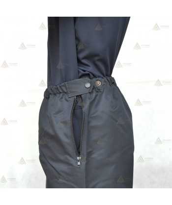 Pantalón impermeable y transpirable con cintas reflectantes  y membrana PTFE para Protección Civil