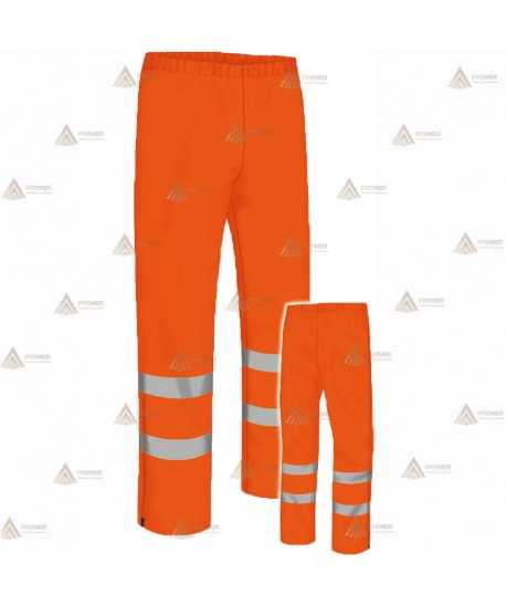 Pantalón impermeable con cintas reflectantes para Protección Civil
