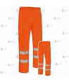 Pantalón impermeable con cintas reflectantes para Protección Civil