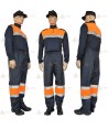 Pantalón impermeable con cintas reflectantes segmentadas  para Protección Civil