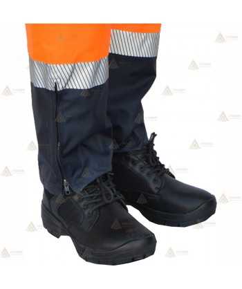 Pantalón impermeable con cintas reflectantes segmentadas  para Protección Civil