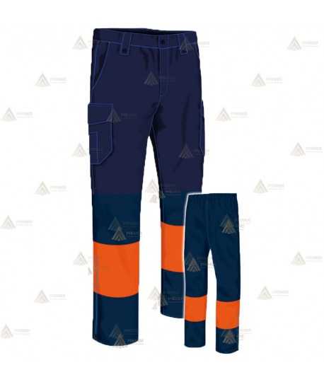 Pantalón bicolor de entretiempo no elásticos para Protección Civil