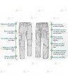 Pantalón de entretiempo con refuerzos para Policía Local
