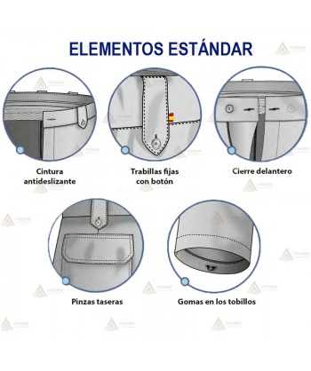 Pantalón de entretiempo mono elástico para Policía Local