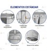 Pantalón de entretiempo mono elástico para Policía Local