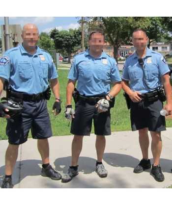 Pantalón bermuda bielástico para Policía Local