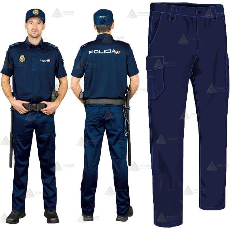 Pantalón de invierno para Policía en tejido no elástico