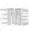 Pantalón de invierno para Policía en tejido no elástico