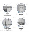Pantalón bielástico de entretiempo para Policía