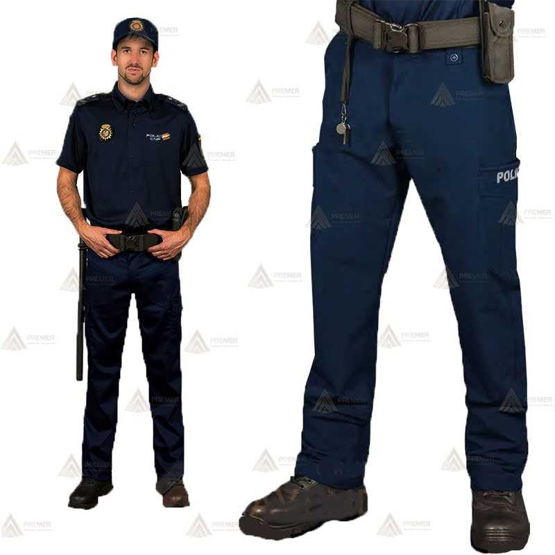 Pantalón bielástico de entretiempo para Policía