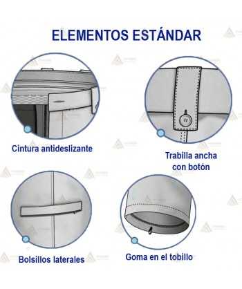 Pantalón bielástico de entretiempo para Policía