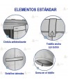 Pantalón bielástico de entretiempo para Policía