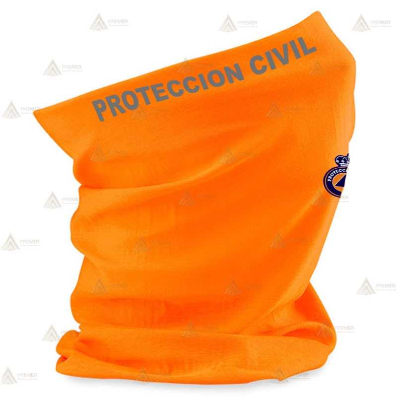 Tubular o braga de cuello para Protección Civil