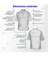 Polo de manga corta para Protección Civil de Castilla la Mancha