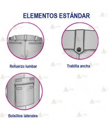 Pantalón bermuda bielástico de mujer para Policía Local