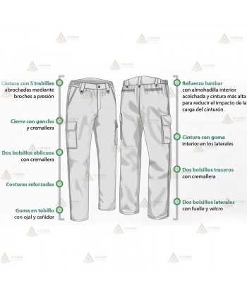Pantalón bielástico de mujer de invierno para Policía Local