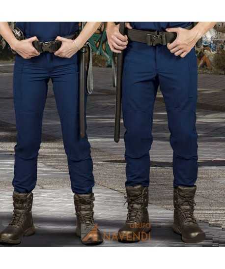 Pantalón bielástico con refuerzos de entretiempo para intervención de Policía