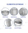Pantalón bielástico con refuerzos de entretiempo para intervención de Policía