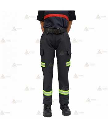 Pantalón bielástico de caballero de entretiempo con forro desmontable para Policía