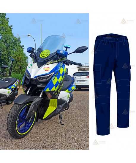 Pantalón motorista bielástico con forro opcional para Policía