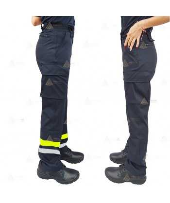 Pantalón motorista bielástico con forro opcional para Policía