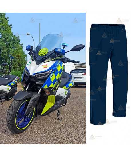 Cubre pantalón impermeable de motorista para Policía Local