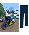 Cubre pantalón impermeable de motorista para Policía Local