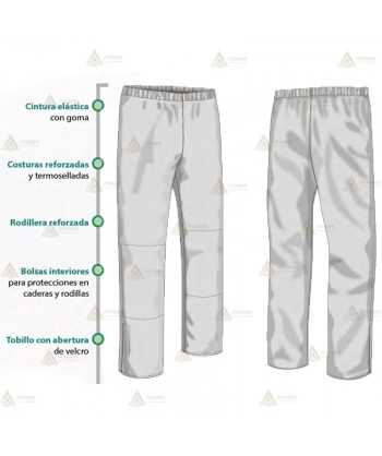 Cubre pantalón impermeable de motorista para Policía Local