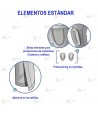Cubre pantalón impermeable de motorista para Policía Local