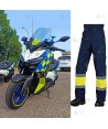 Cubre pantalón impermeable de motorista para Policía Local