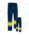 Cubre pantalón impermeable de motorista para Policía Local