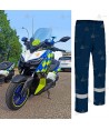 Cubre pantalón impermeable de motorista para Policía Local