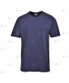 Camiseta térmica económica de manga corta color azul marino