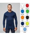 Camiseta térmica de manga larga color azul royal