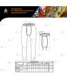 Pantalón térmico interior,  elástico y antibacteriano