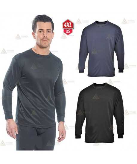 Camiseta térmica de manga larga con tejido transpirable