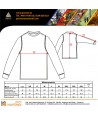 Camiseta térmica de manga larga con tejido transpirable